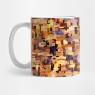 Pastel pebbles digital abstract Mug